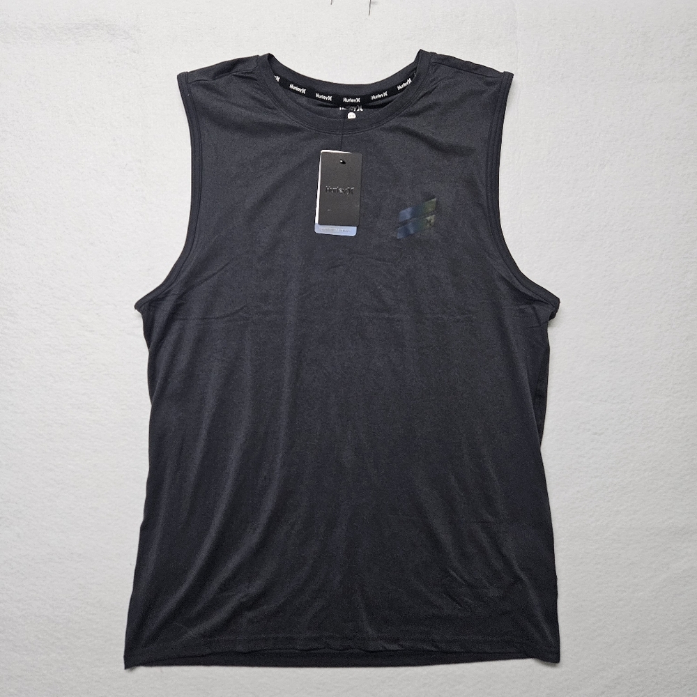 Hurley Exist Breathe Tank Black Mens Medium Athletic